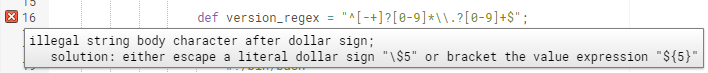 Jenkins Unexpected char \